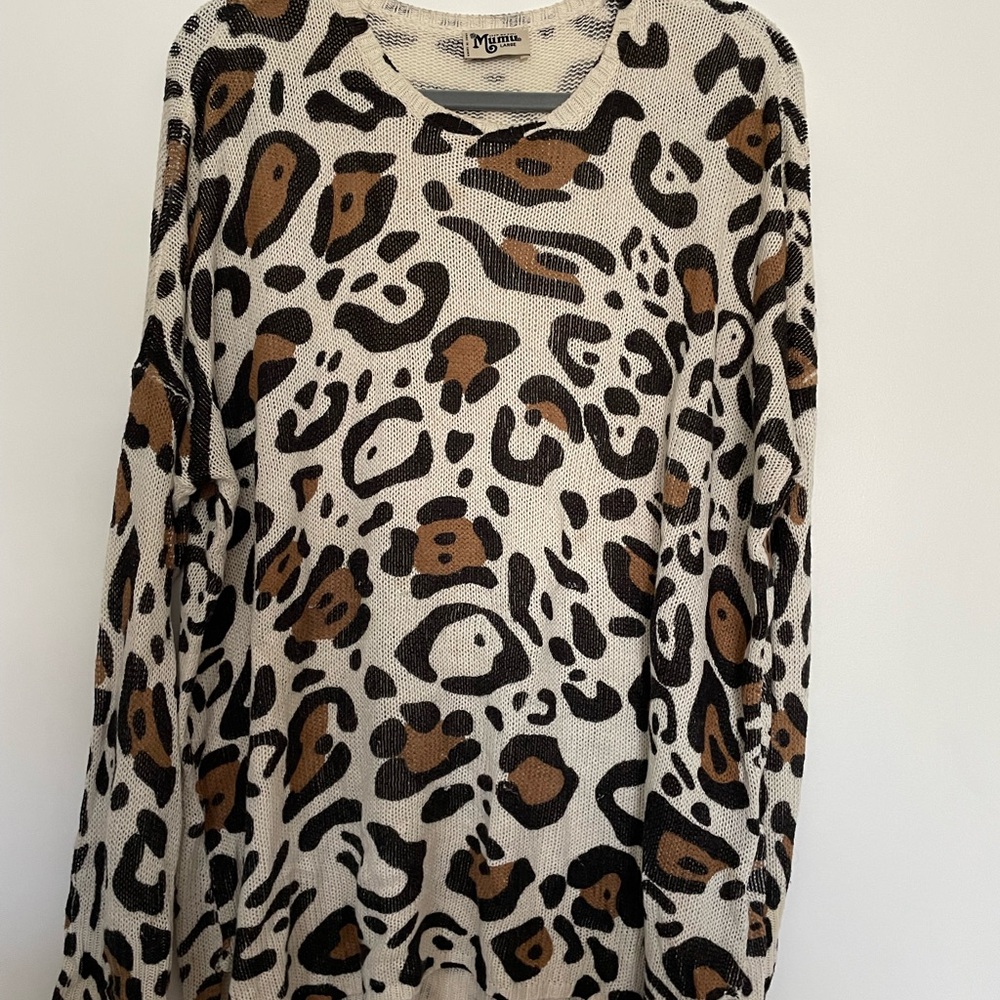 Show Me Your MuMu Animul Knit Bonfire Sweater Size L - Picture 6 of 9